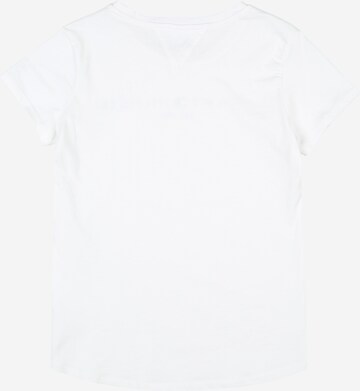 TOMMY HILFIGER Normalny krój Koszulka 'ESSENTIAL' w kolorze biały