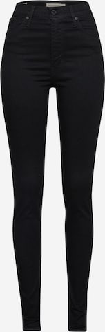 Skinny Jeans 'MILE HIGH SUPER SKINNY BLACKS' de la LEVI'S pe negru: față