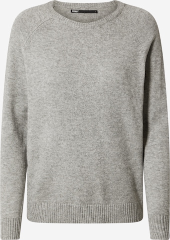 ONLY Sweater 'Lesly Kings' in Grey: front