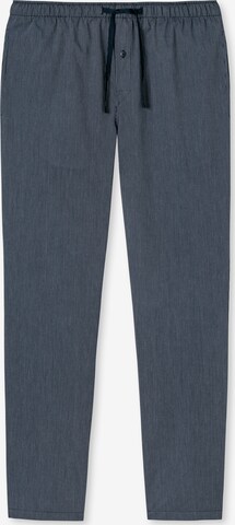 SCHIESSER Regular Pyjamahose in Blau: predná strana