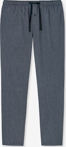 SCHIESSER Pajama Pants in Blue: front