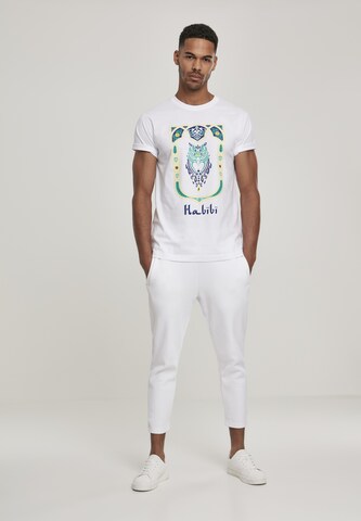 Mister Tee Shirt in Wit: voorkant