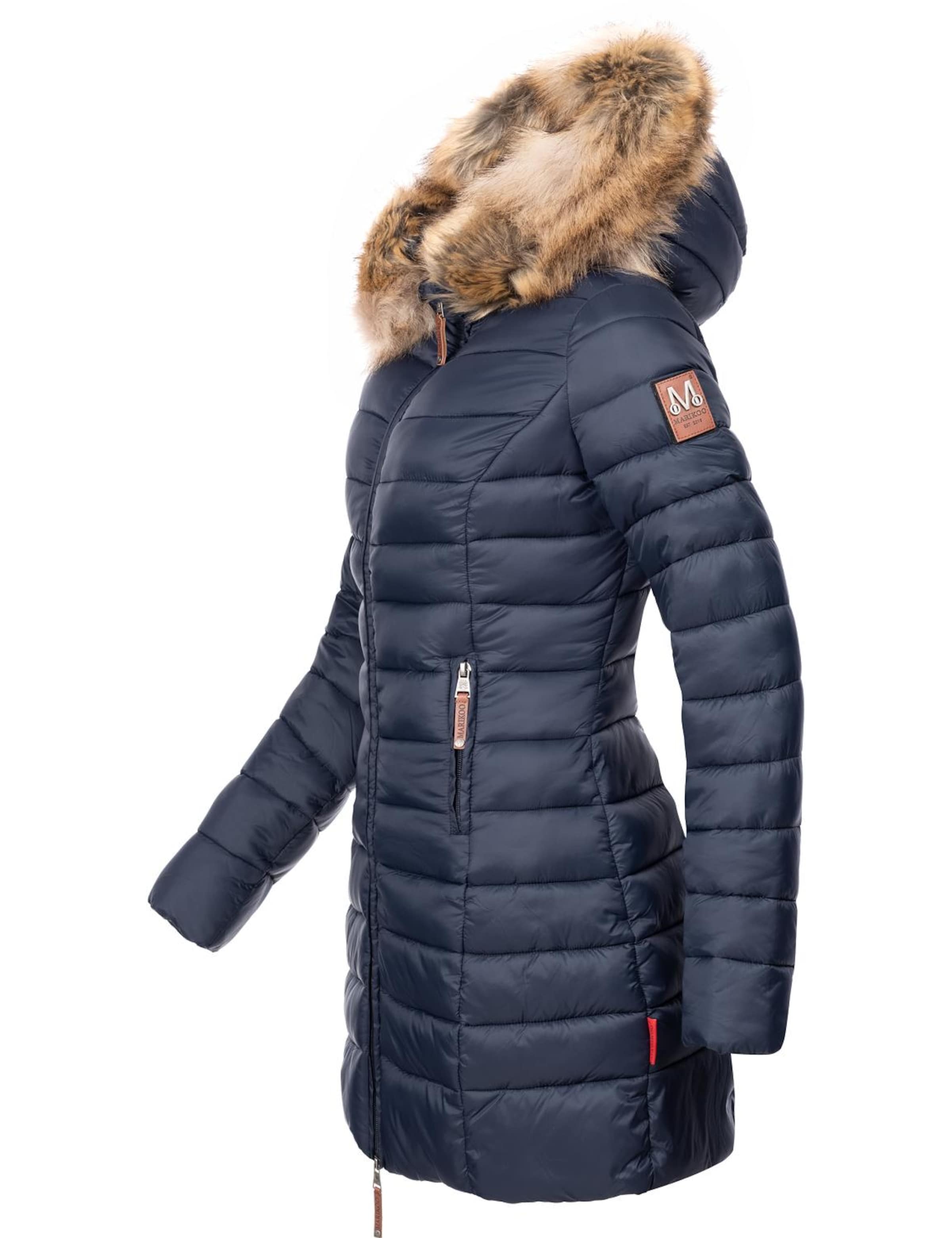 MARIKOO Mantel 'Rose' in Blau