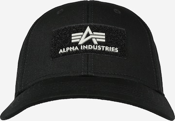 ALPHA INDUSTRIES Cap in Schwarz