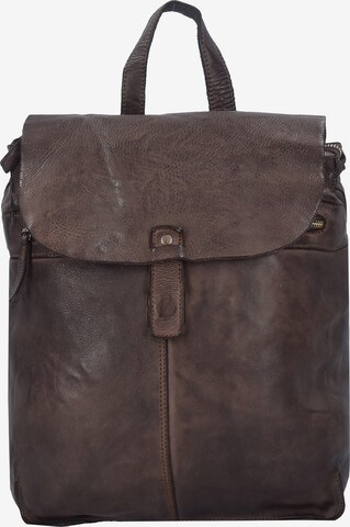 Harold's Backpack 'Submari' in Brown: front