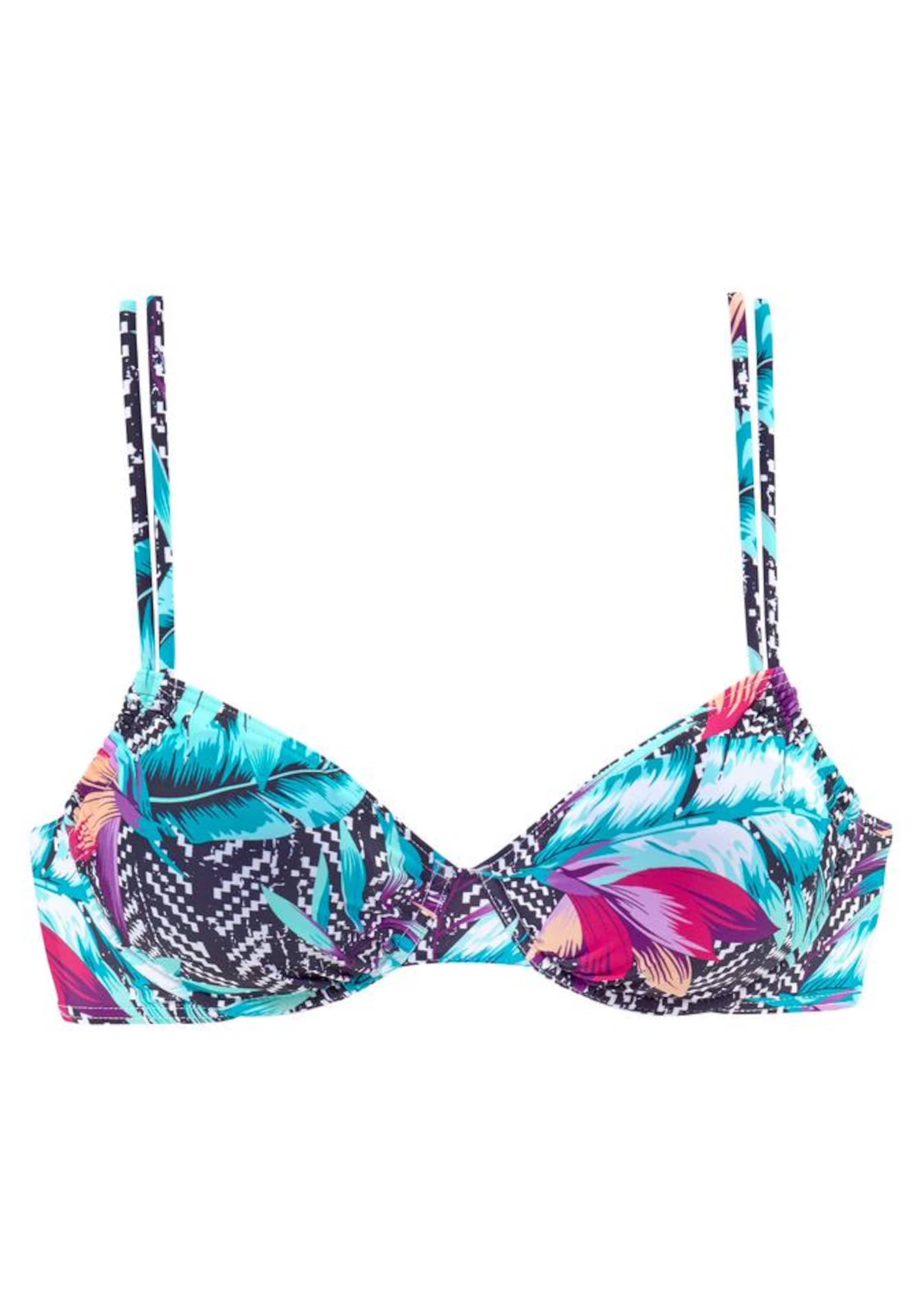 Push-up Hauts de bikini 'Jane' VENICE BEACH en mélange de couleurs : devant