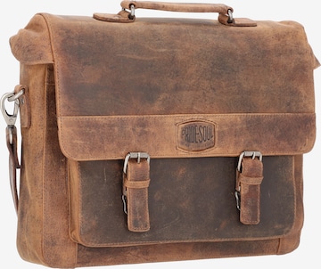 Pride and Soul Document Bag in Brown