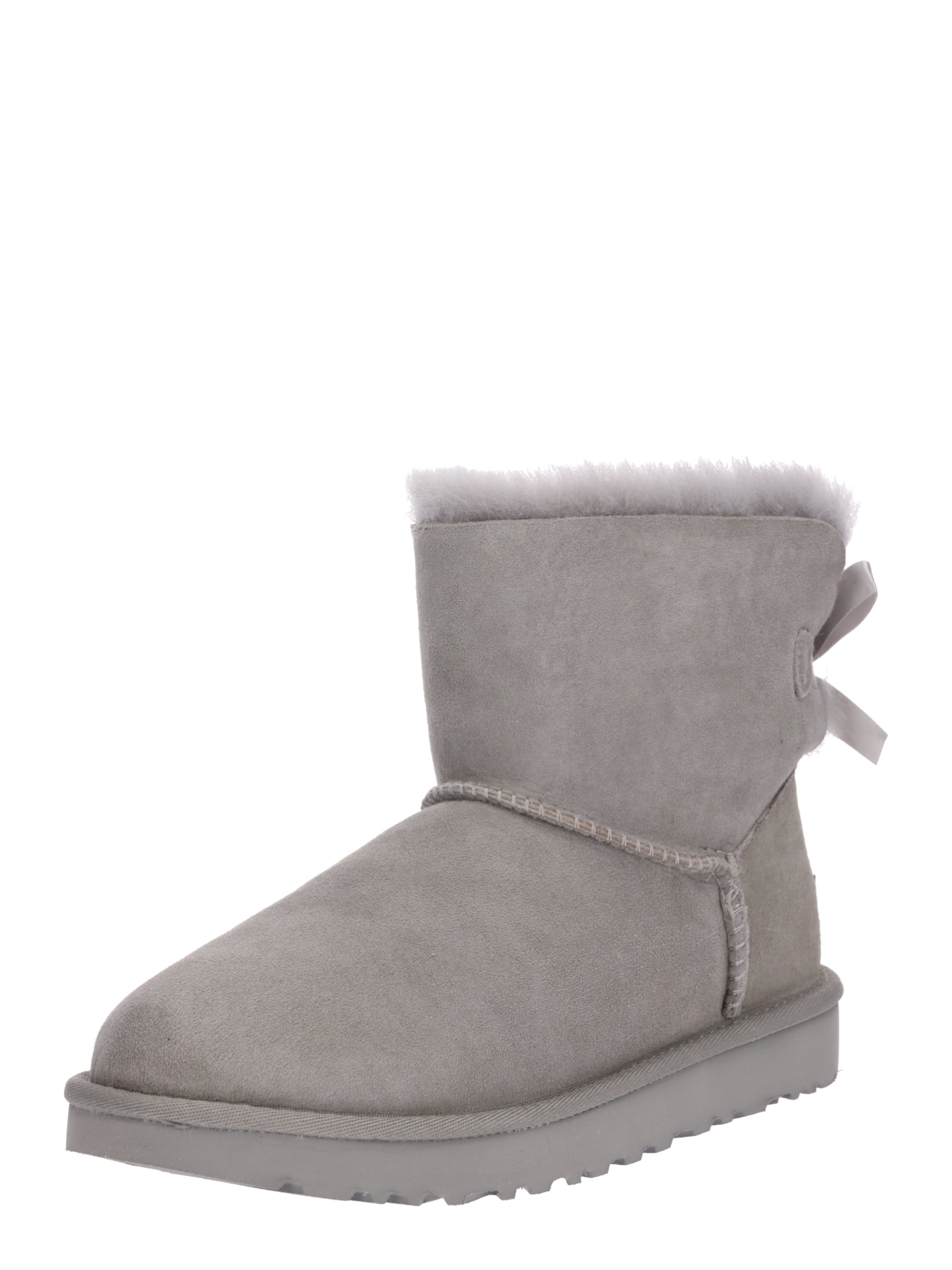 UGG - Snowboots 'Mini Bailey Bow II' in de kleur Grijs