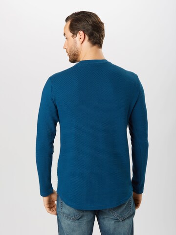 Only & Sons Regular fit Sweater 'Elijah' in Blue