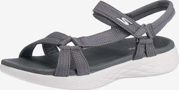 SKECHERS Sandale 'On-The-Go 600' in Grau: predná strana