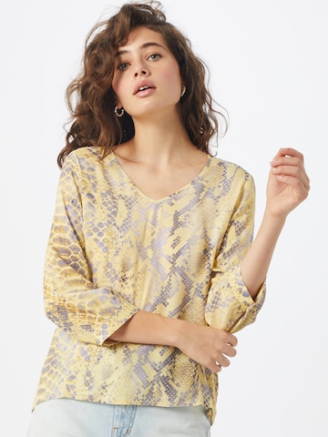 Rich & Royal Blouse in Yellow: front