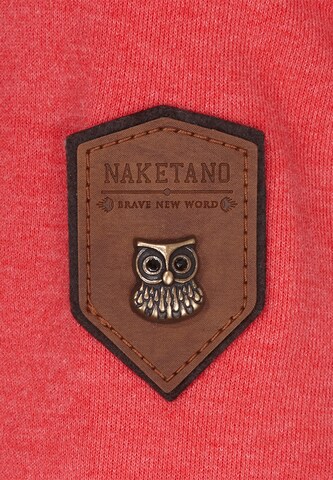 naketano Kapuzensweatshirt 'Darth VIII' in Rot