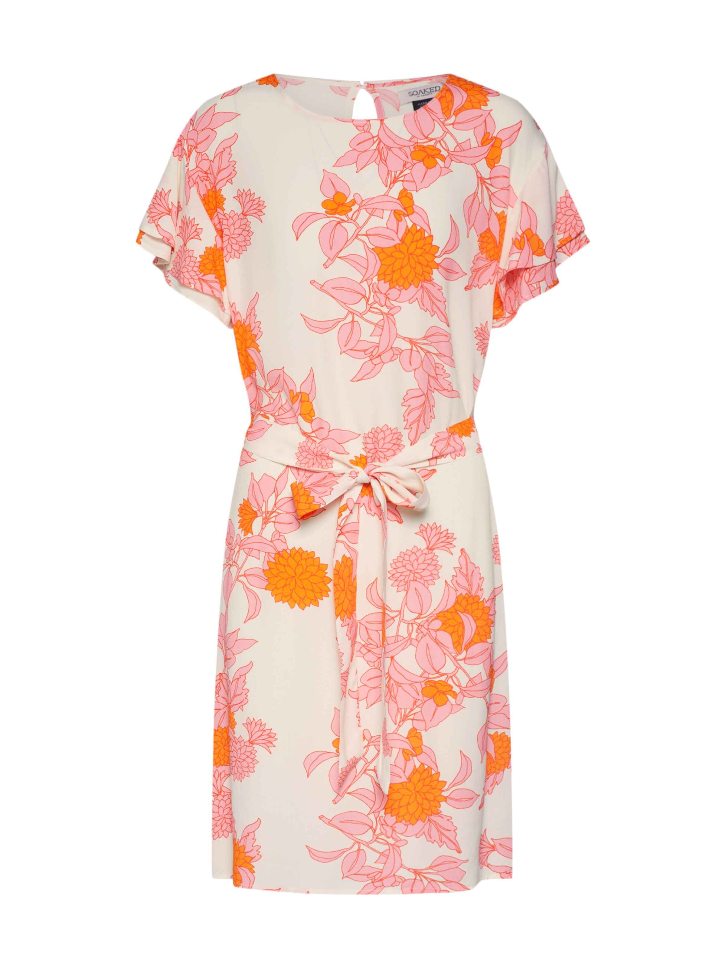 SOAKED IN LUXURY Kleid in orange / pink / weiß ABOUT YOU