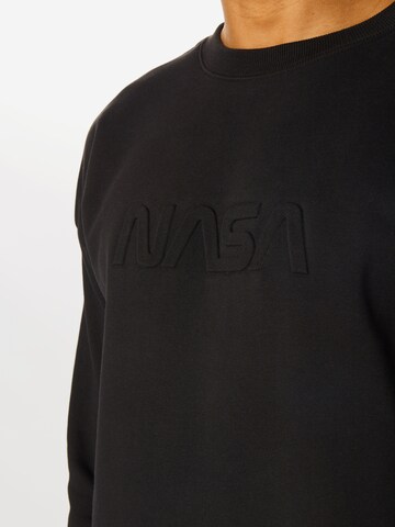 Mister Tee Sweatshirt 'NASA' i svart