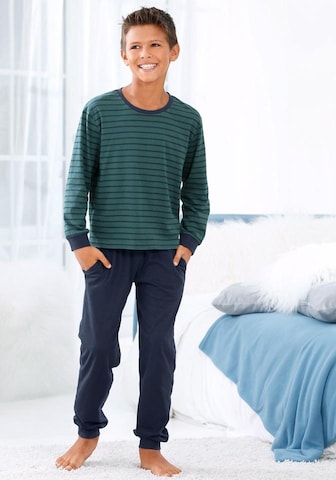 LE JOGGER Pajamas in Green: front