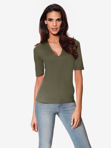 T-shirt heine en vert : devant