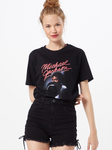 Merchcode Póló 'Michael Jackson' - fekete: elől