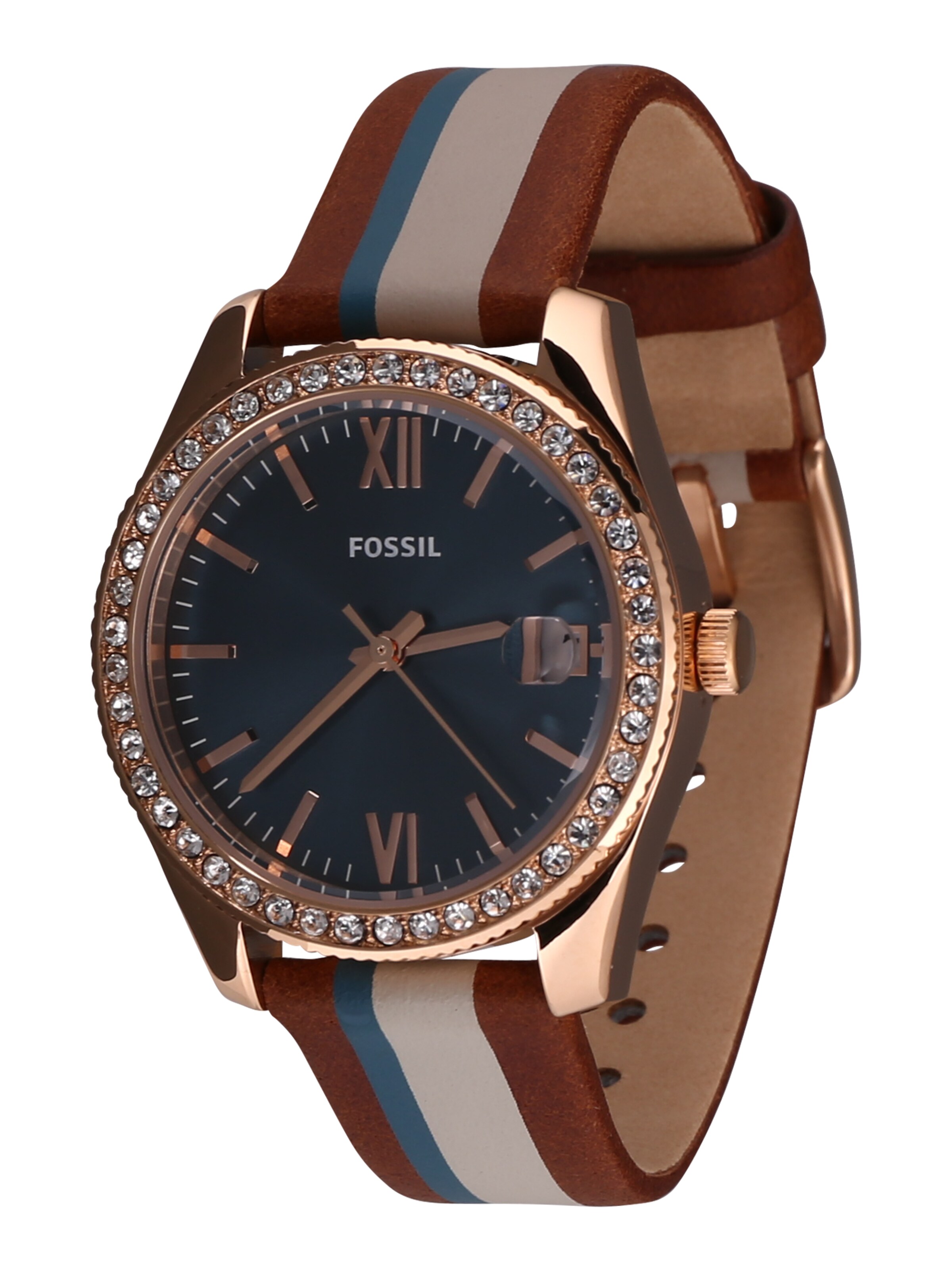 FOSSIL - Analoog horloge 'ES4593' in de kleur Lichtbeige