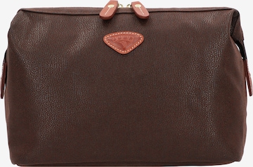 Jump Toiletry Bag 'Uppsala' in Brown: front