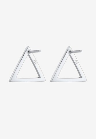 ELLI Ohrringe 'Dreieck, Geo' in Silber