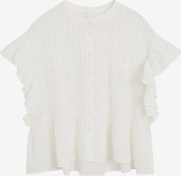 MANGO Blouse 'Cecilia' in Wit: voorkant