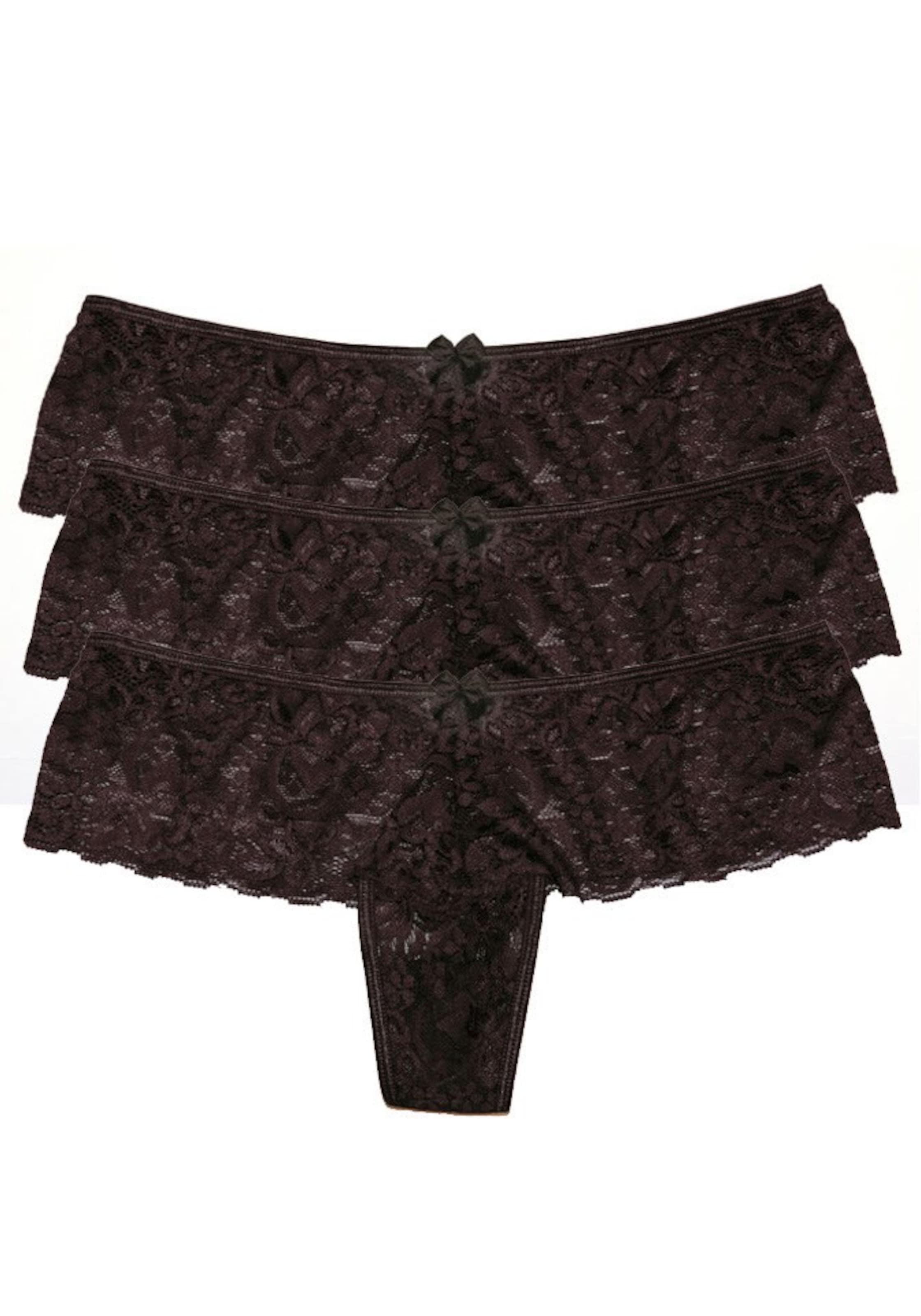 LASCANA Стринг в черно: отпред