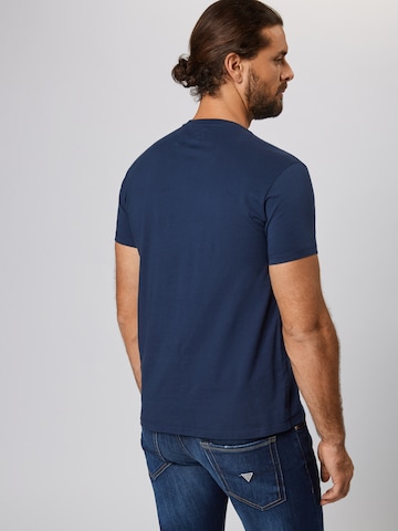 T-Shirt 'Housemark V Neck Tee' LEVI'S ® en bleu
