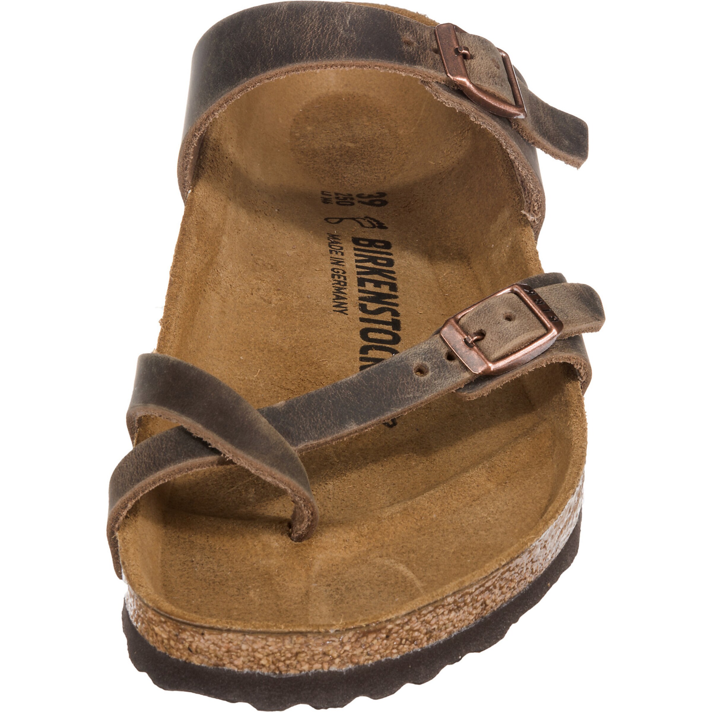 BIRKENSTOCK - Chinelos de dedo &#x27;Mayari&#x27; em castanho