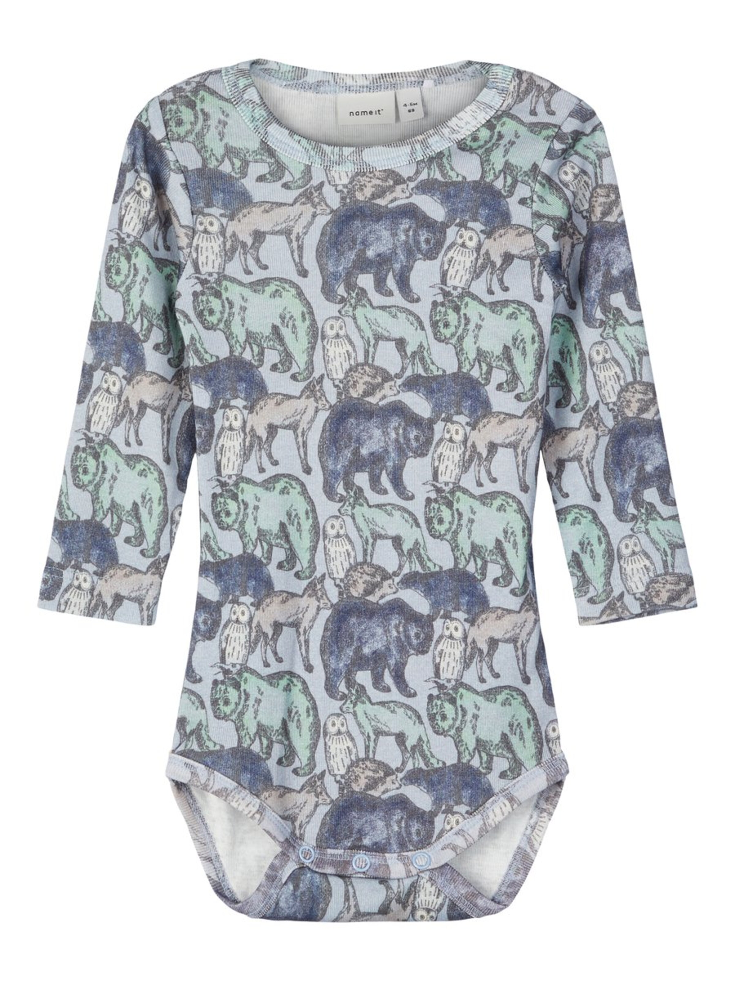 NAME IT - Rompertje/body in de kleur Champagne