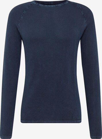 Key Largo Sweater 'Thomas' in Blue: front