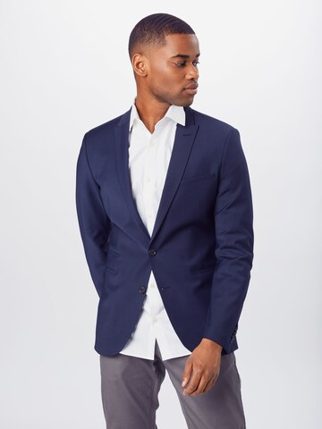 DRYKORN Regular Business blazer 'Irving' in Blue: front