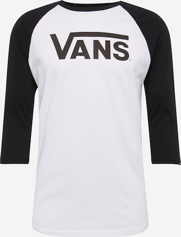 T-Shirt VANS en blanc : devant