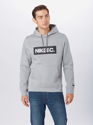 NIKE Athletic Sweatshirt in Grey: front