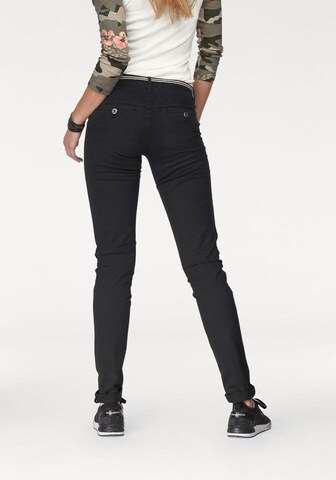 KangaROOS Slim fit Chino Pants in Black