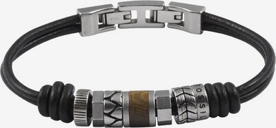 FOSSIL Bracelet en brun foncé / argent, Vue avec produit