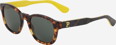 Polo Ralph Lauren Saulesbrilles '0PH4159', krāsa - brūns / dzeltens, Preces skats
