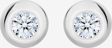 Boucles d'oreilles Elli DIAMONDS en blanc : devant