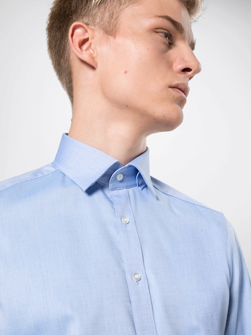 OLYMP Slim fit Business shirt 'Level 5' in Blue