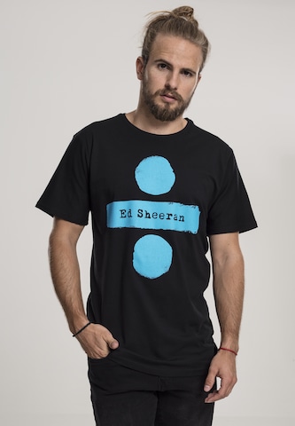 Mister Tee Shirt 'Ed Sheeran' in Schwarz: predná strana