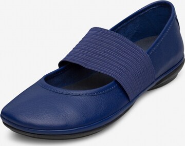 CAMPER Ballet Flats with Strap ' Right ' in Blue: front