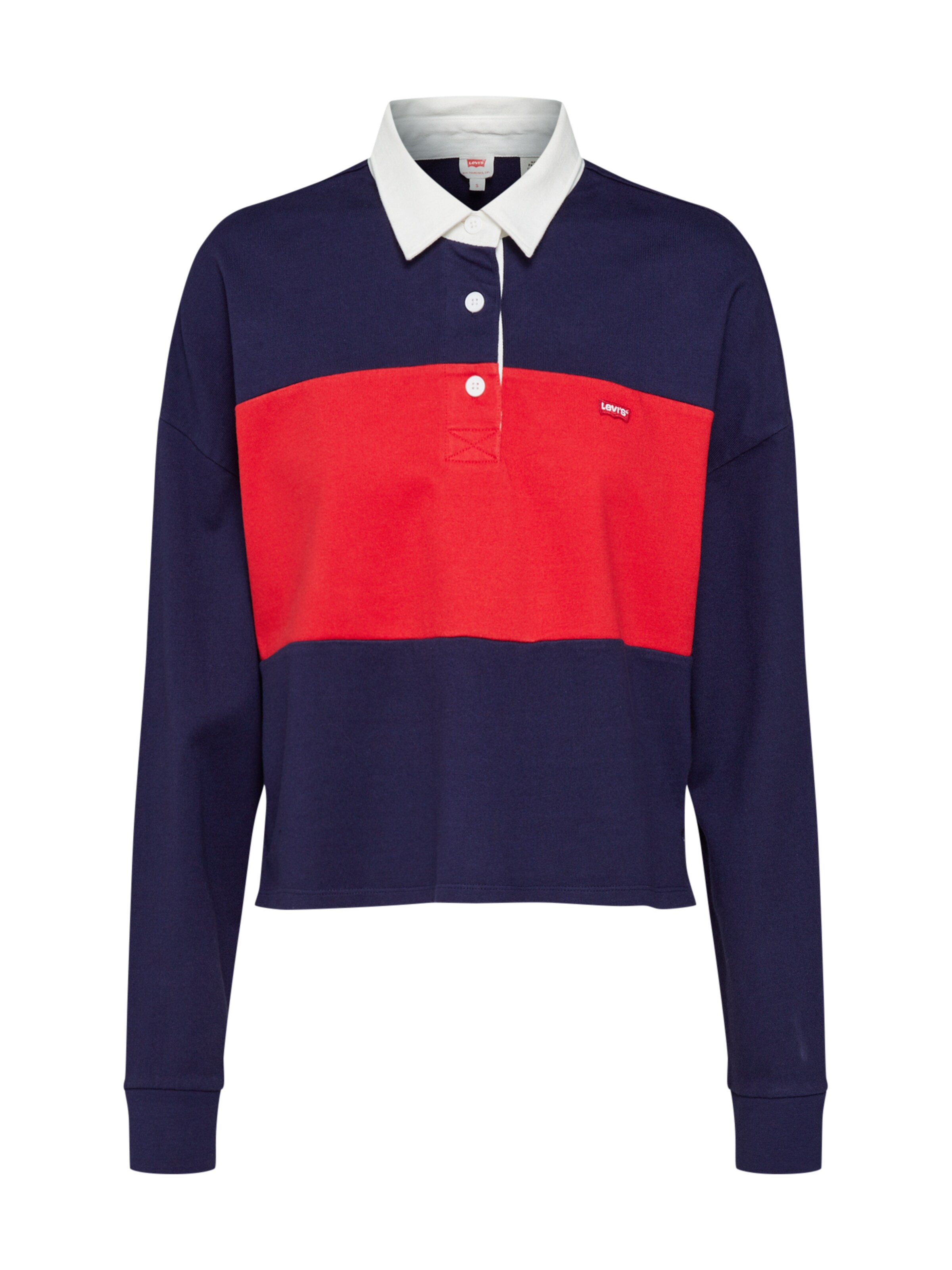 LEVI'S - Shirt 'JORDYN RUGBY TEE' in de kleur Navy