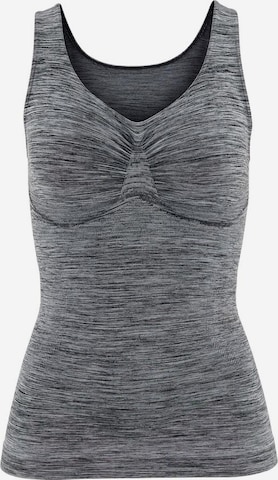 LASCANA Shaping Top in Grey: front