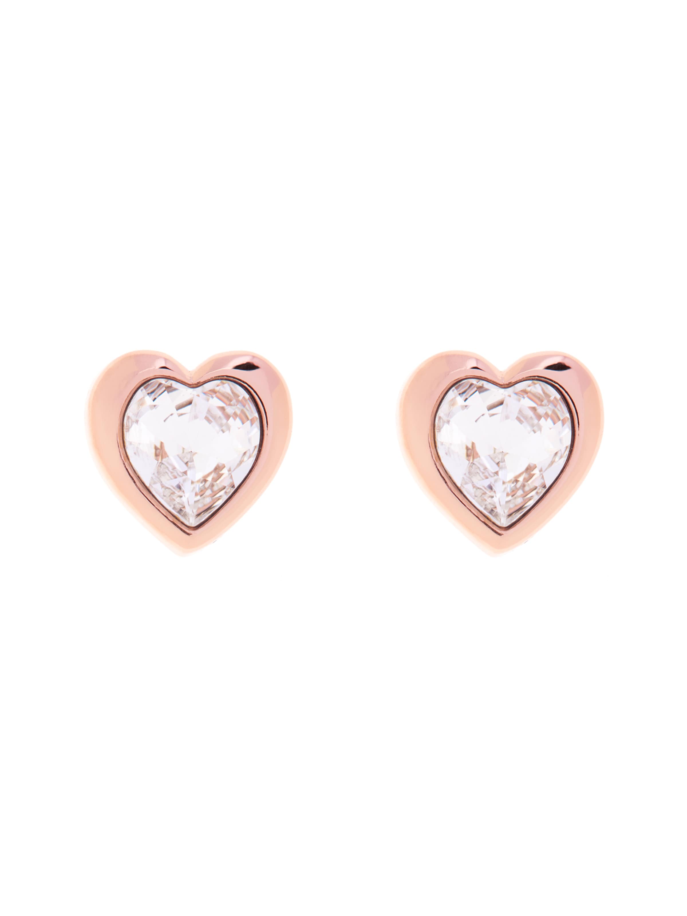 Ted Baker Uhani 'HAN: CRYSTAL HEART EARRING' | zlata barva: sprednja stran