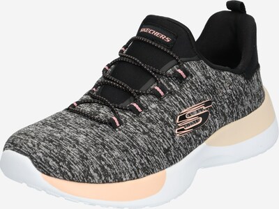 SKECHERS Zemie brīvā laika apavi 'DYNAMIGHT - BREAK-THROUGH', krāsa - pelēks / rožkrāsas / melns, Preces skats