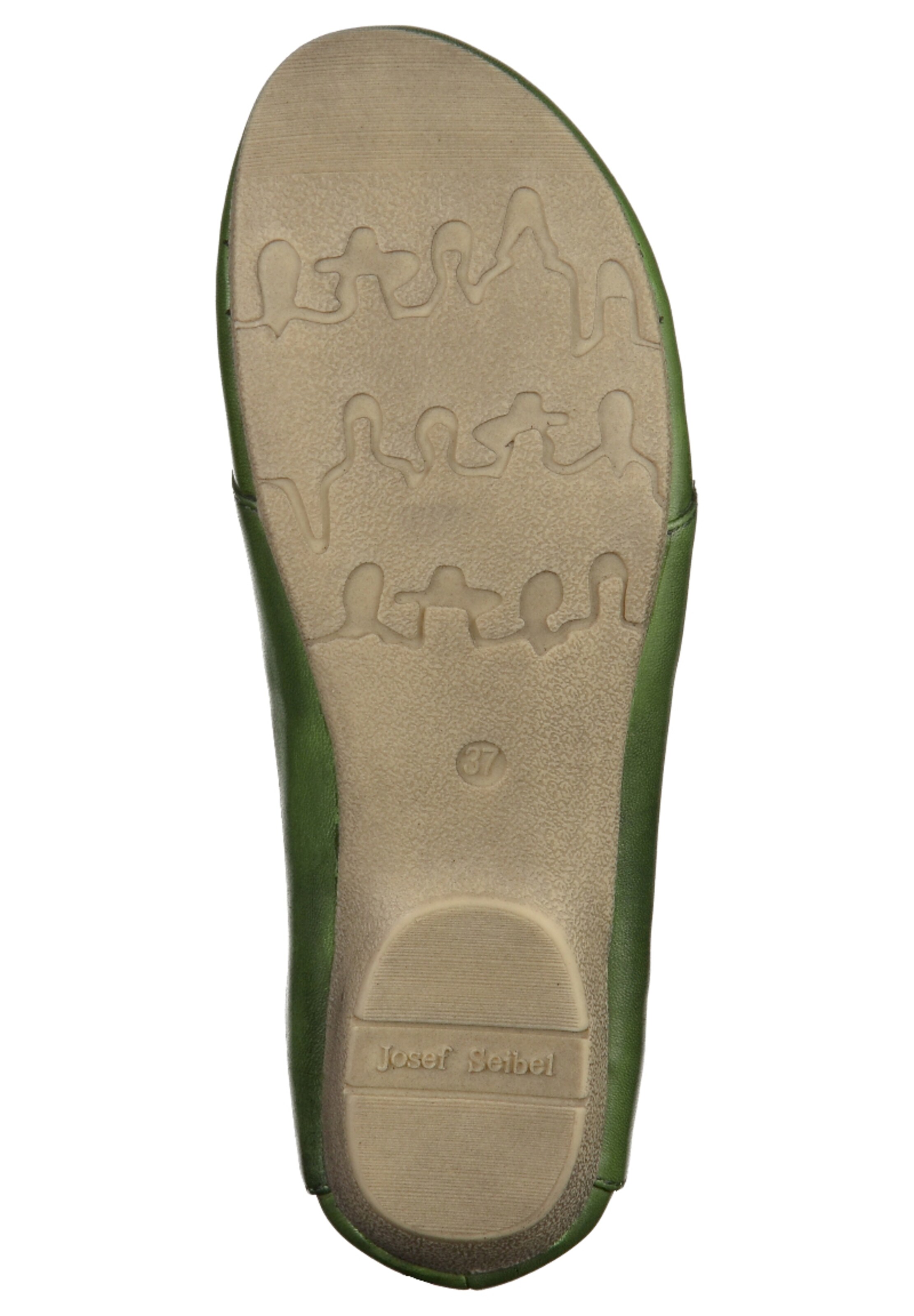 JOSEF SEIBEL Ballerina met riempjes 'Fiona' in Groen