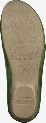 JOSEF SEIBEL Ballet Flats with Strap 'Fiona' in Green