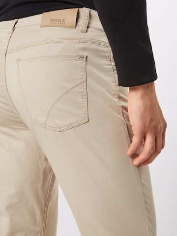 BRAX Regular Jeans 'Cooper Fancy' in Beige