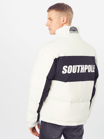SOUTHPOLE Winter jacket in White: back