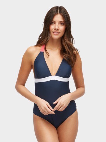 TOM TAILOR Swimsuit in Blue: front