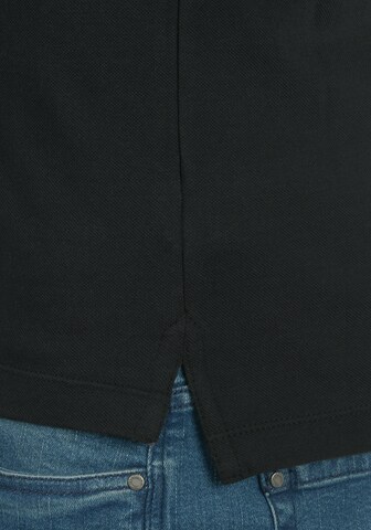 BLEND Langarm-Poloshirt 'Ralle' in Schwarz: predná strana